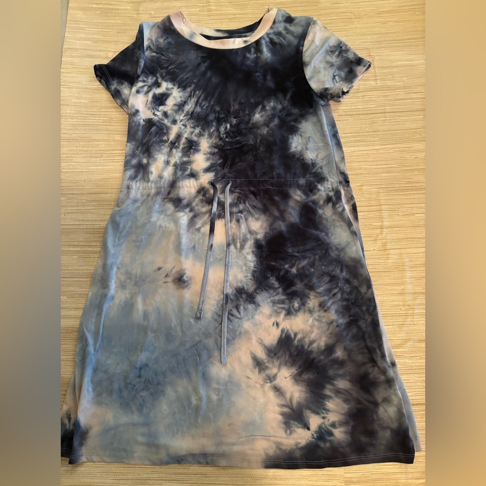 Tie-Dye Short Sleeve Dress